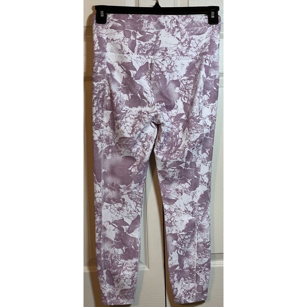Women's RBX mauve Leaf Leggings. Buttery Soft, Size Medium - Picture 3 of 5